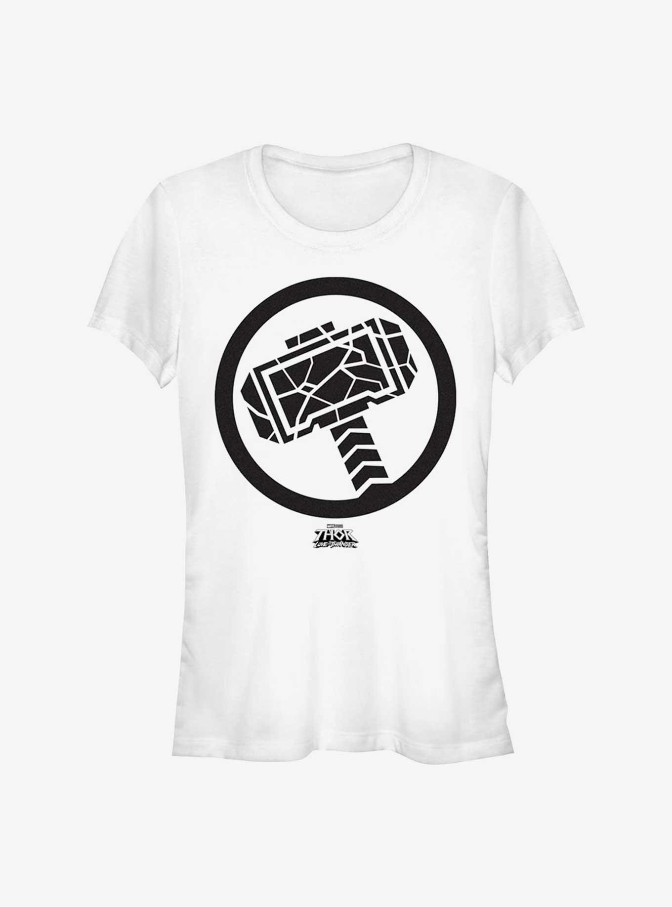 Marvel Thor: Love and Thunder Mjolnir Girls T-Shirt, WHITE, hi-res
