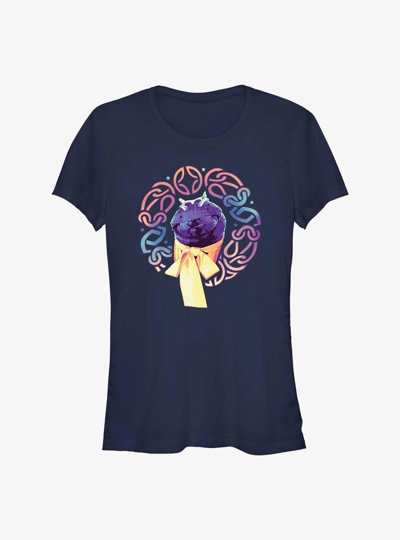 Marvel Thor: Love and Thunder Monster Circle Badge Girls T-Shirt, NAVY, hi-res