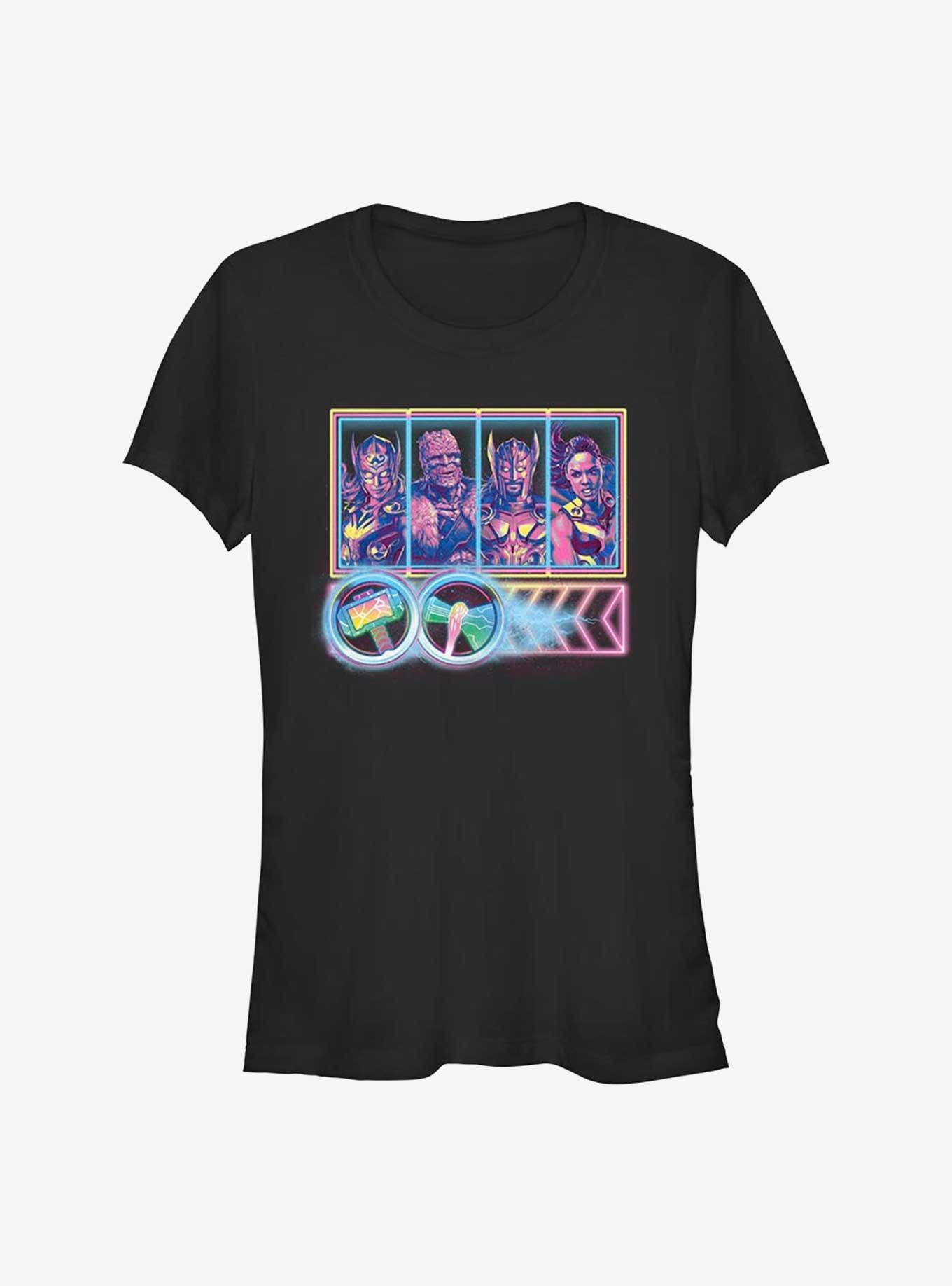 Marvel Thor: Love and Thunder Neon Girls T-Shirt