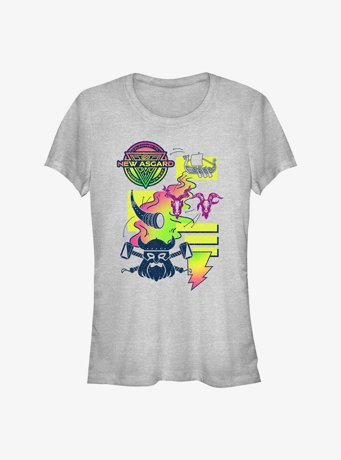 Marvel Thor: Love and Thunder New Asgard Girls T-Shirt, ATH HTR, hi-res
