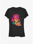 Marvel Thor: Love and Thunder Pop Art Thor Girls T-Shirt, BLACK, hi-res
