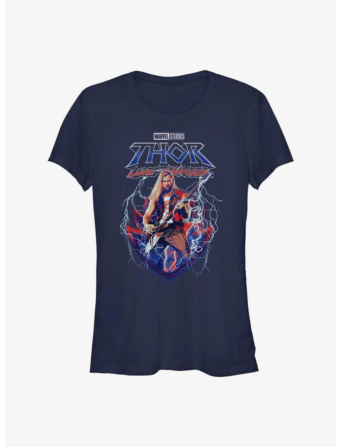 Marvel Thor: Love and Thunder Ragnarock On Girls T-Shirt, NAVY, hi-res