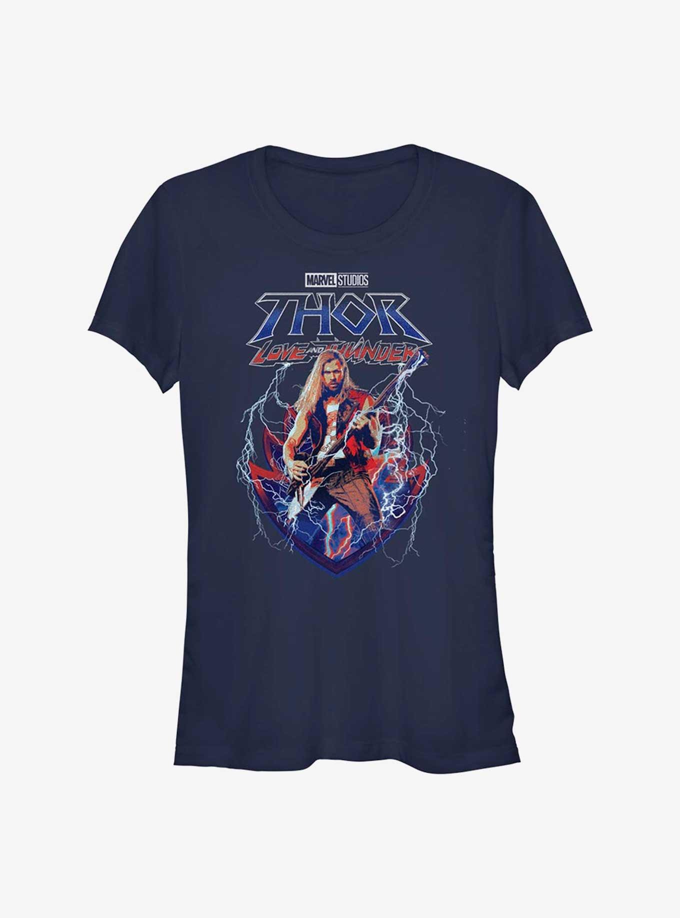Marvel Thor: Love and Thunder Ragnarock On Girls T-Shirt, NAVY, hi-res