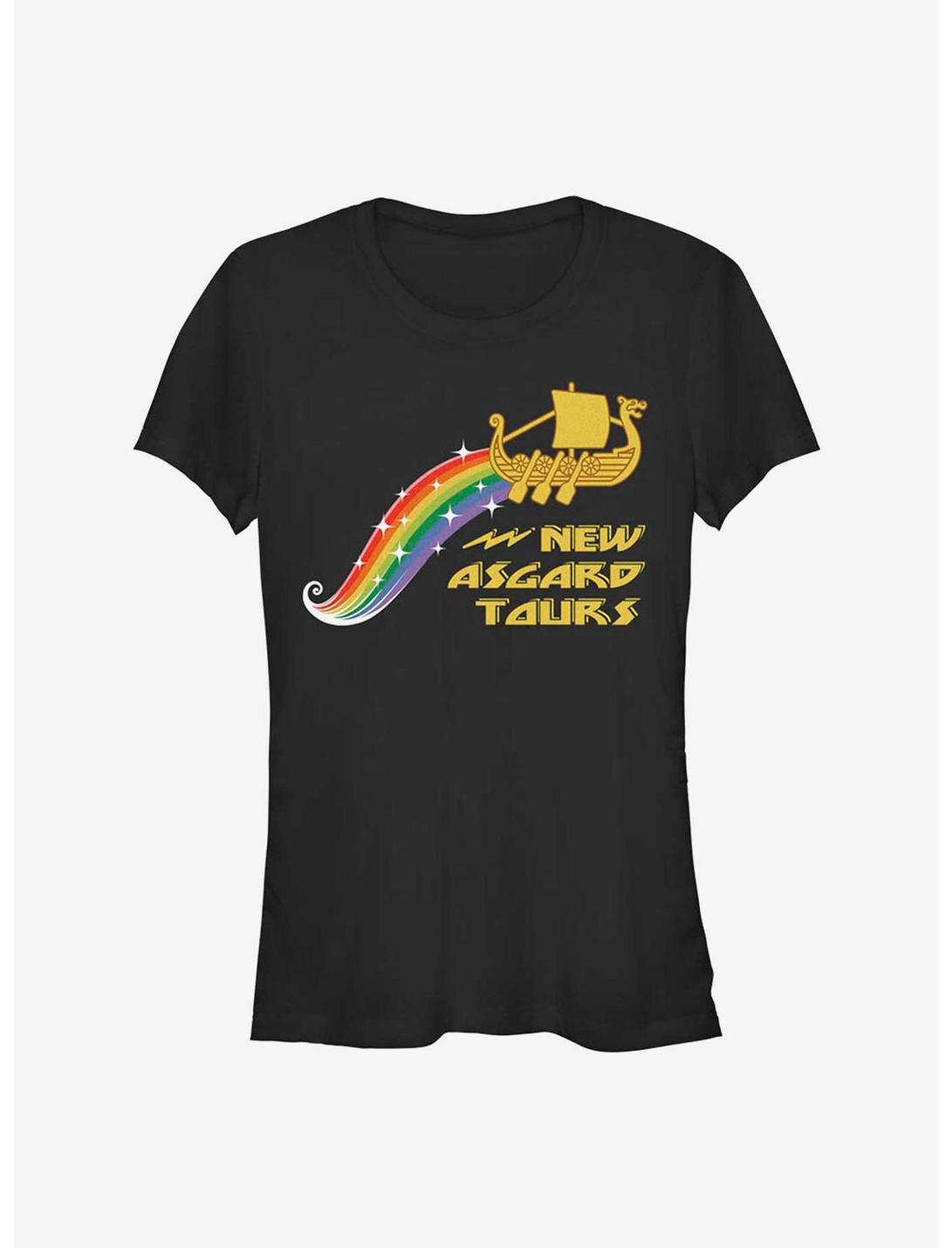 Marvel Thor: Love and Thunder Rainbow Tours Girls T-Shirt, BLACK, hi-res
