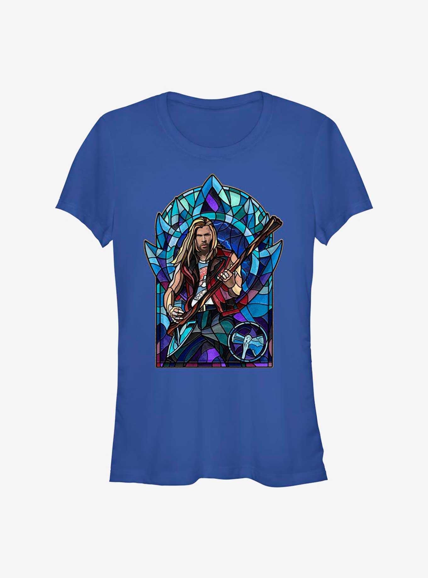 Marvel Thor: Love and Thunder Thor Glass Girls T-Shirt, ROYAL, hi-res