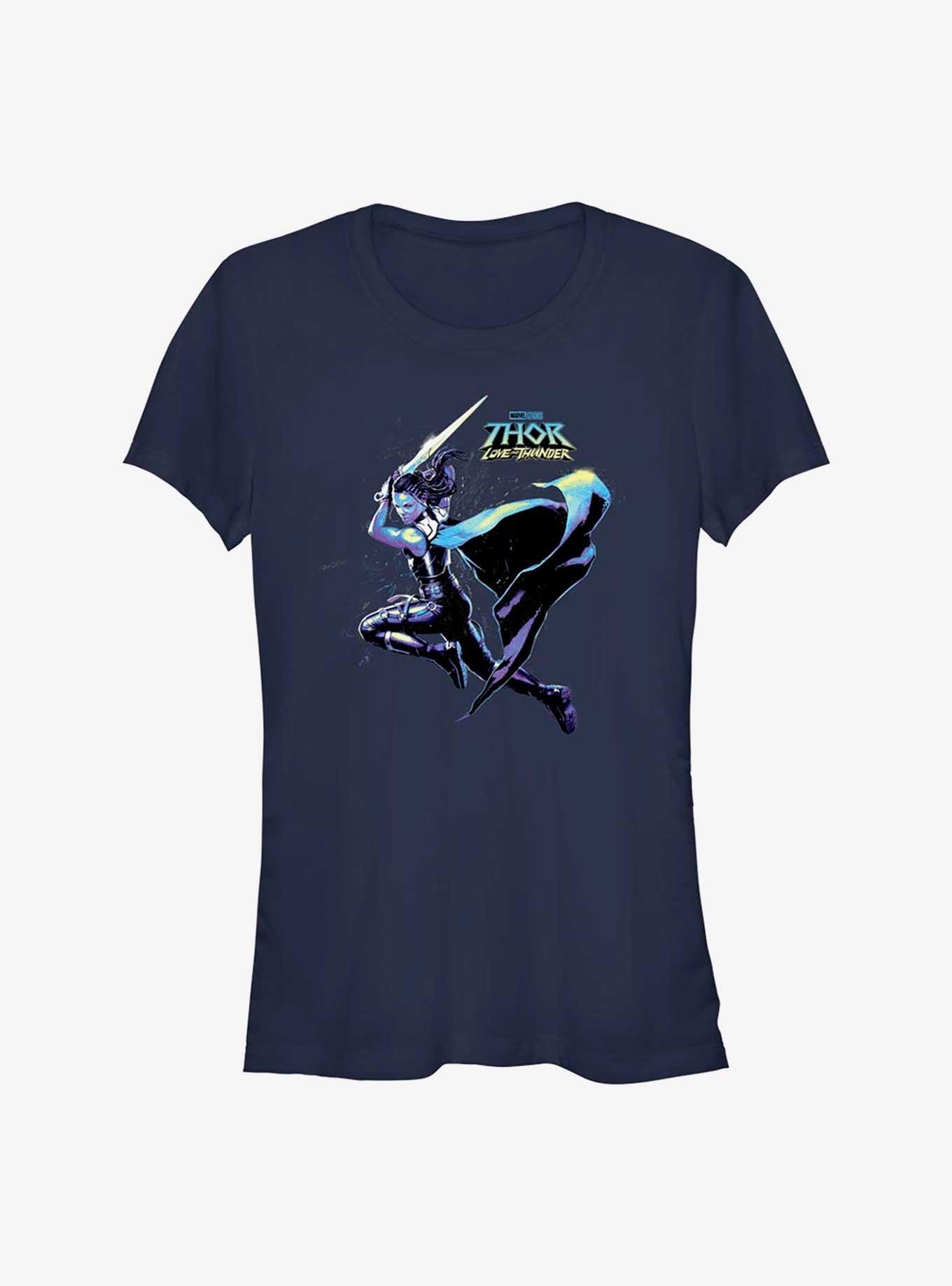 Marvel Thor: Love and Thunder Valkyrie Hero Shot Girls T-Shirt