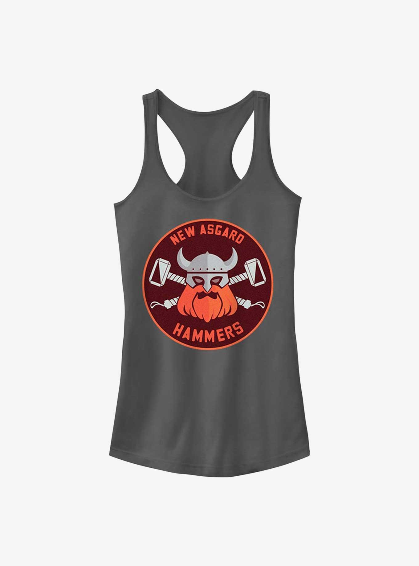 Marvel Thor: Love and Thunder Hammers Badge Girls Tank, CHARCOAL, hi-res