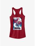 Marvel Thor: Love and Thunder Jane Foster Comic Cover Girls Tank, SCARLET, hi-res