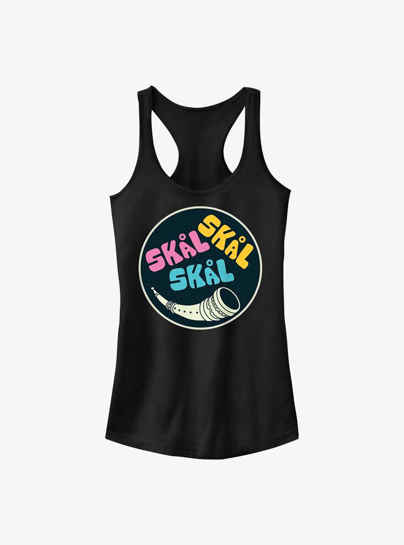 Marvel Thor: Love and Thunder Skal Badge Girls Tank, BLACK, hi-res