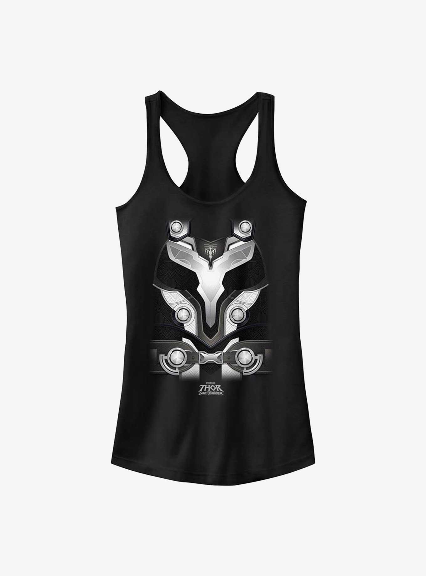 Marvel Thor: Love and Thunder Valkyrie Costume Girls Tank, BLACK, hi-res