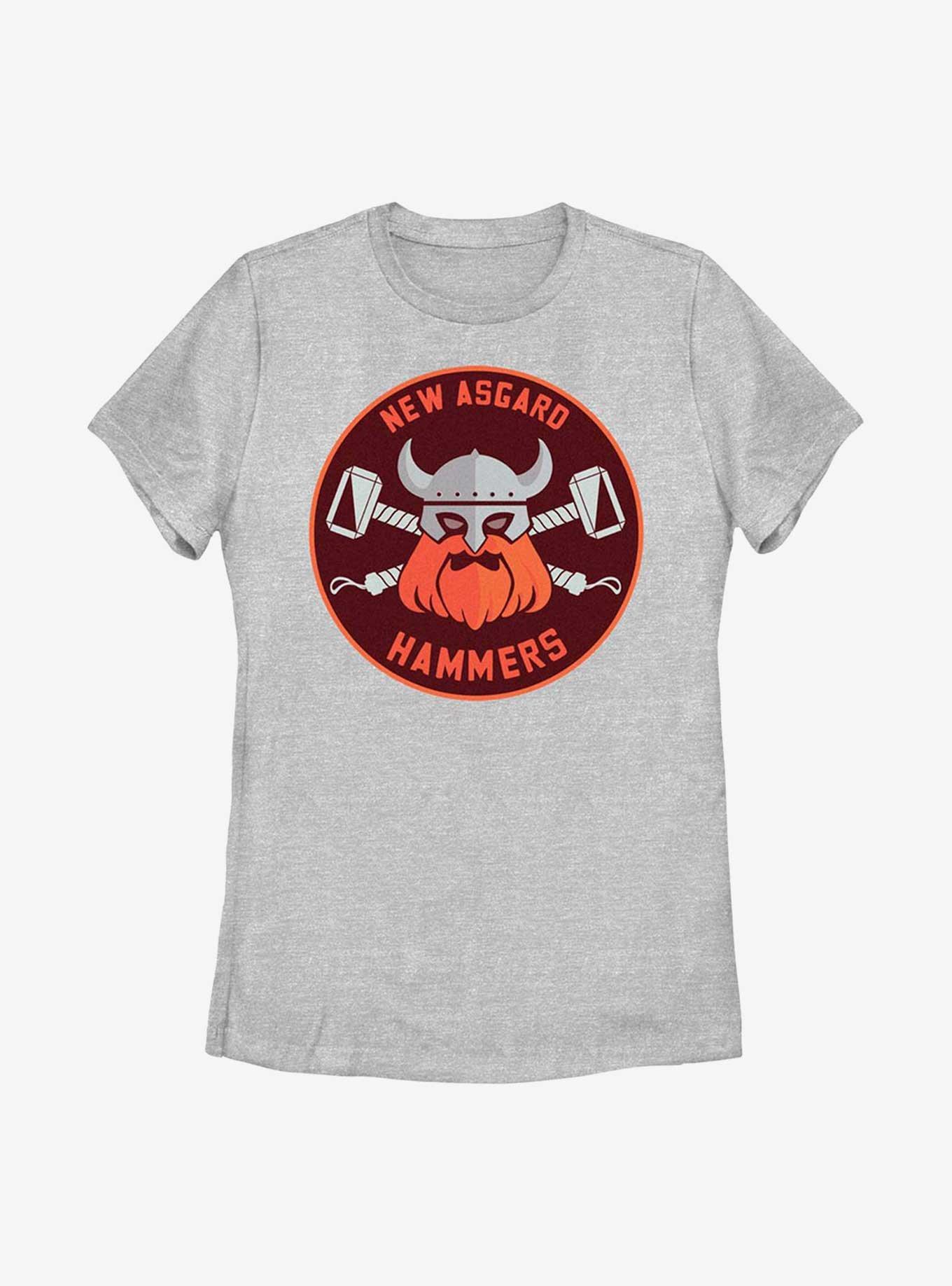 Marvel Thor: Love And Thunder Hammers Badge Womens T-Shirt, , hi-res