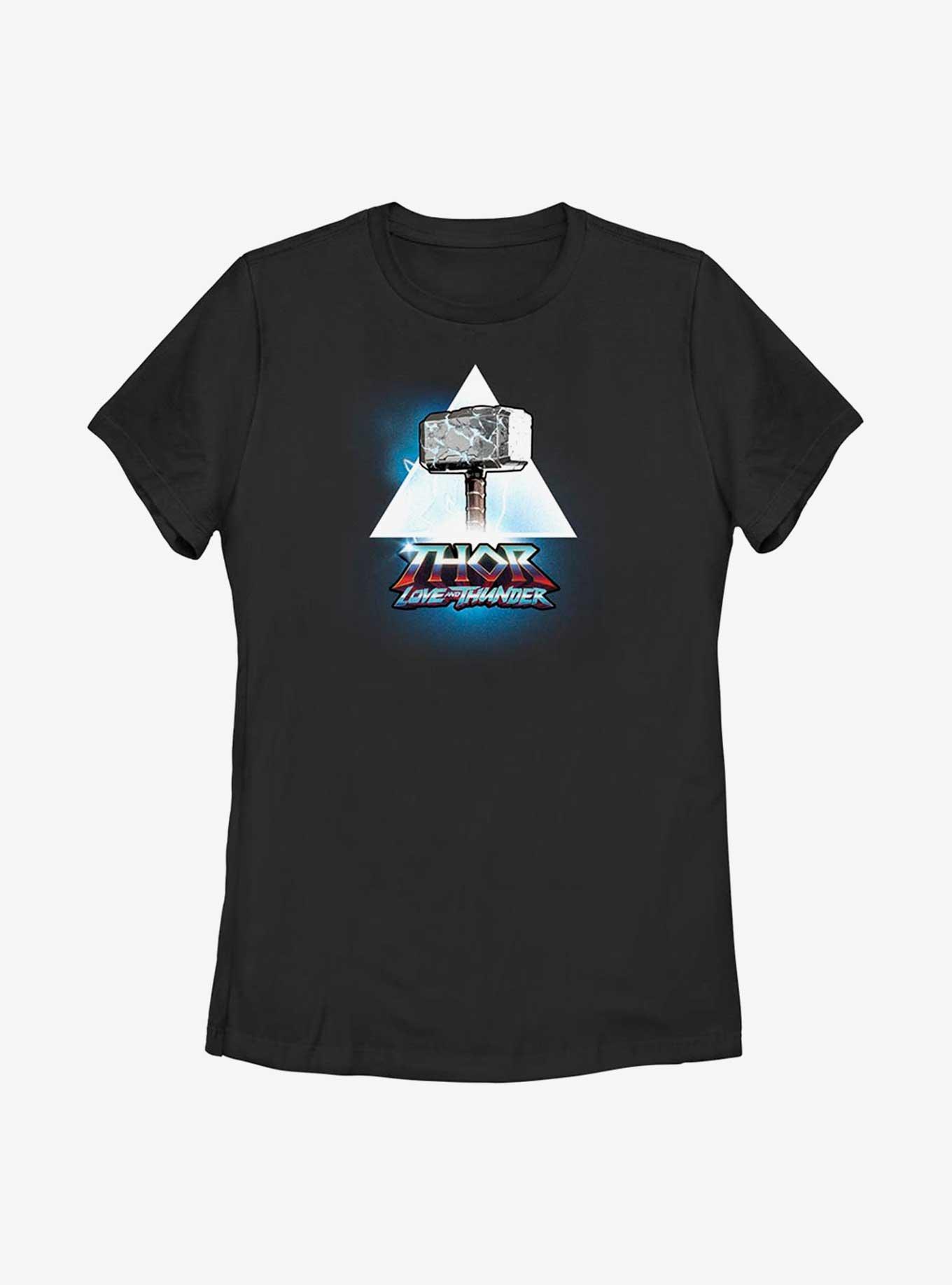 Marvel Thor: Love And Thunder Mjolnir Triangle Badge Womens T-Shirt, , hi-res