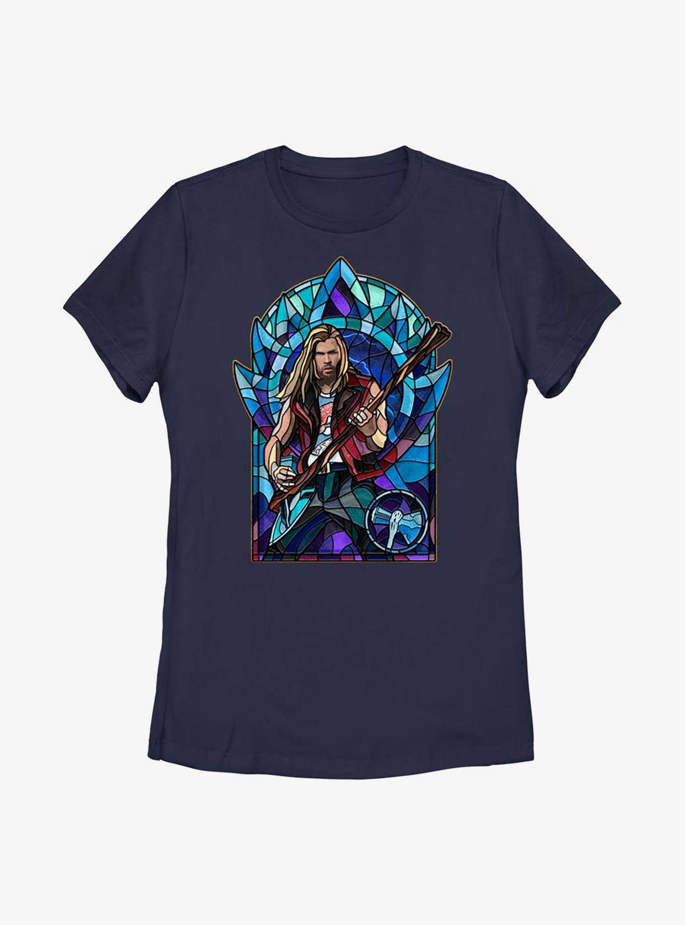 Marvel Thor: Love And Thunder Stained Glass Womens T-Shirt, , hi-res