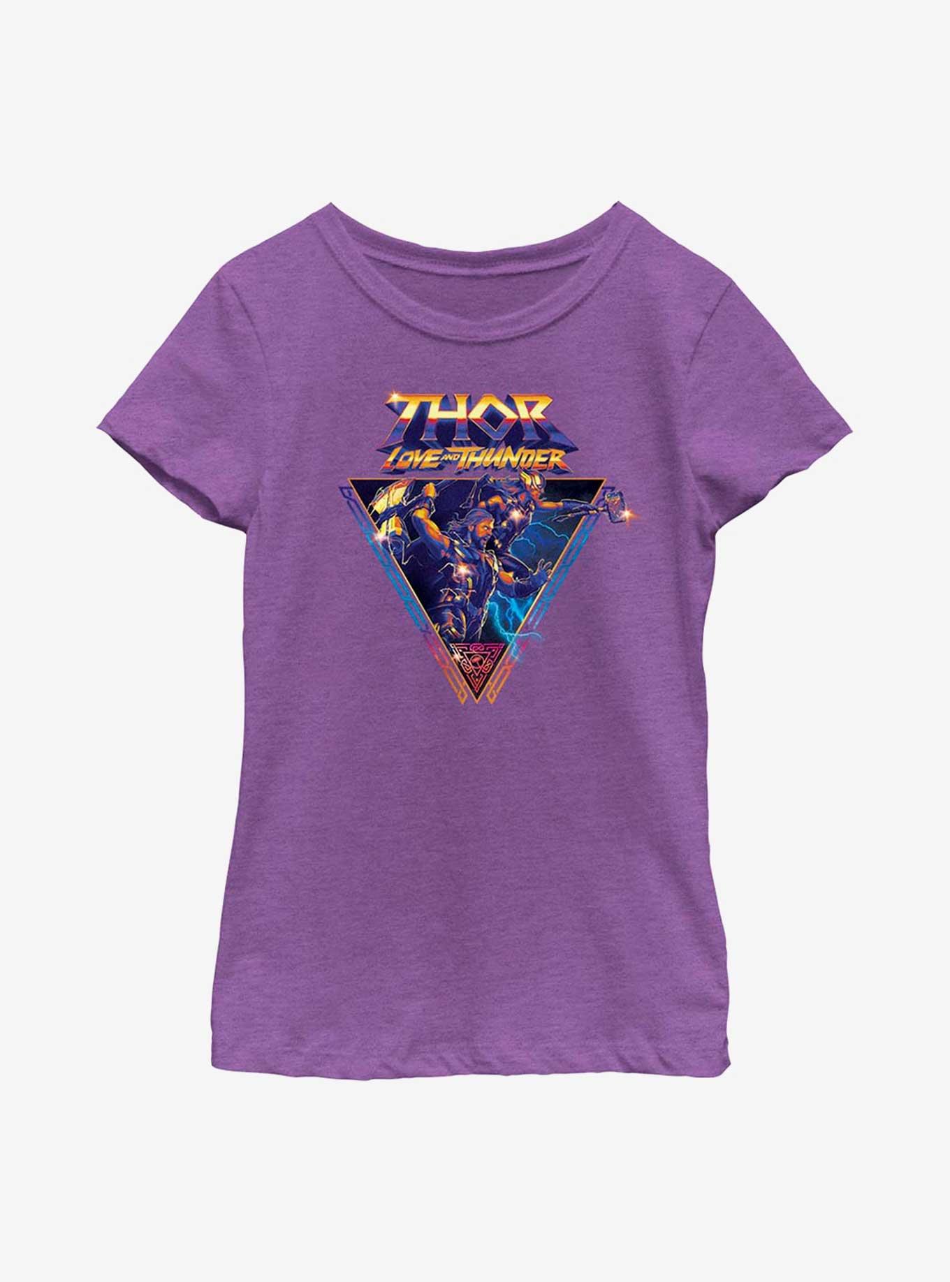 Marvel Thor: Love And Thunder Badge Youth Girls T-Shirt