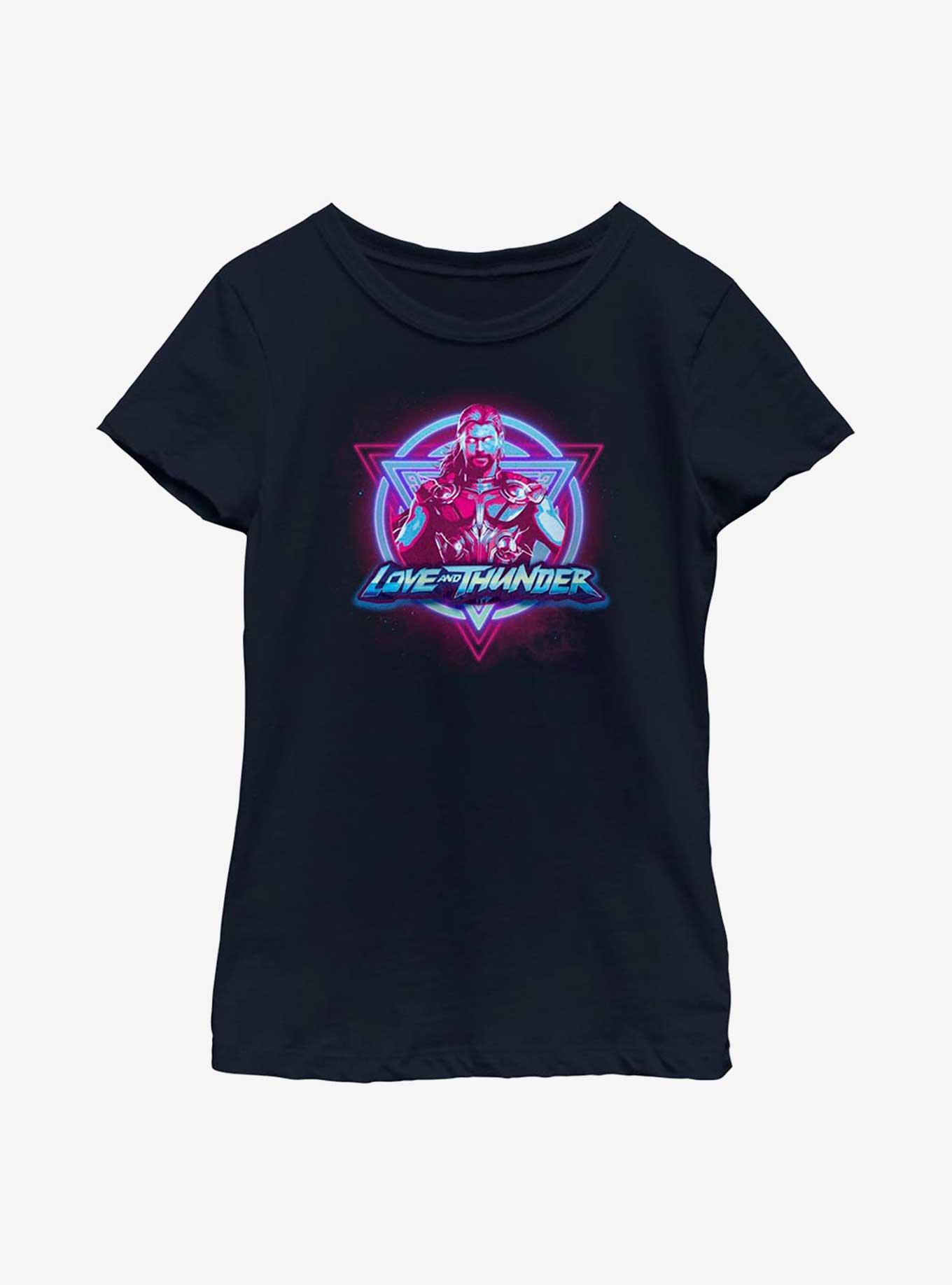 Marvel Thor: Love And Thunder Cosmic Badge Youth Girls T-Shirt, , hi-res