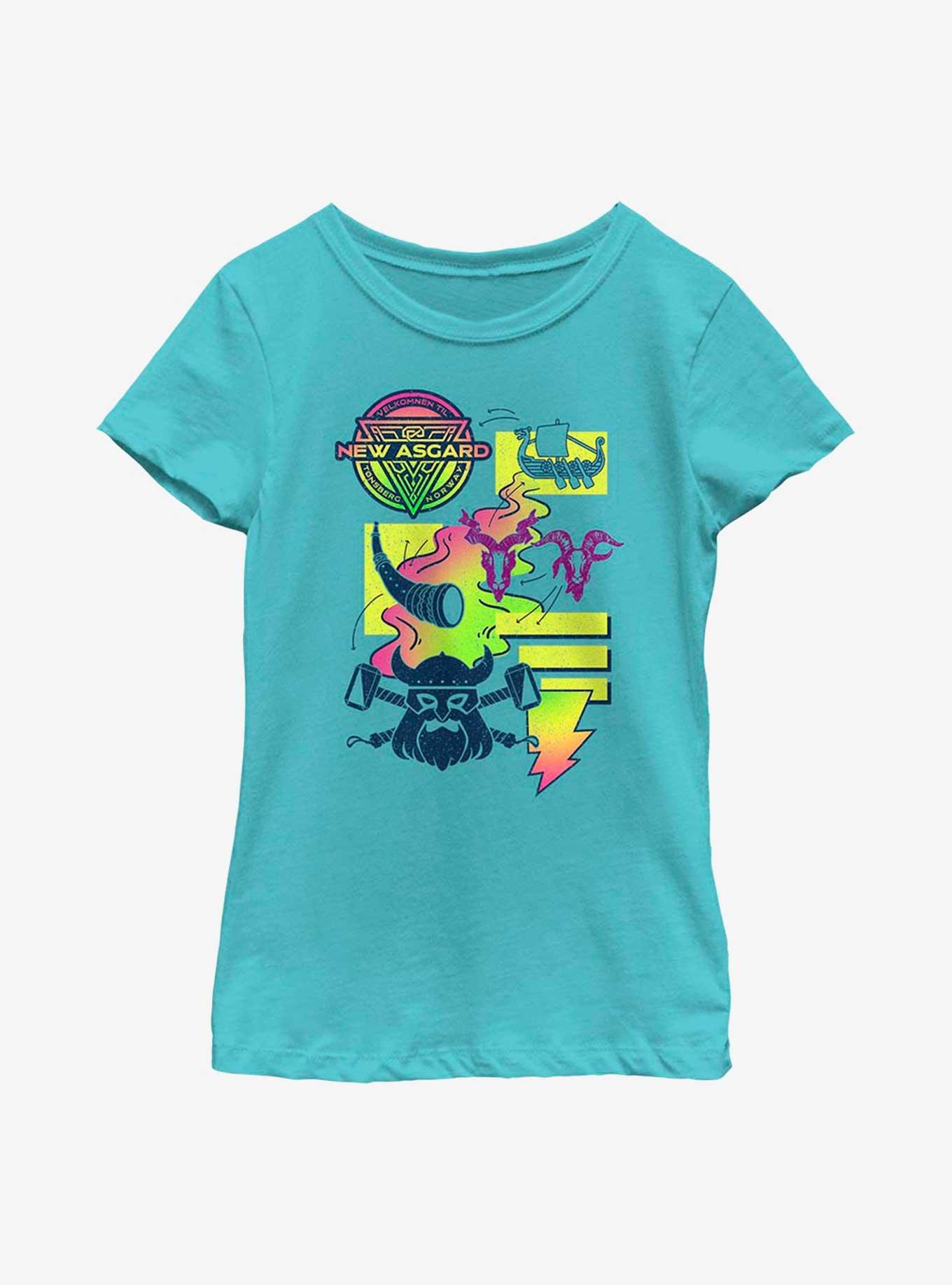 Marvel Thor: Love And Thunder New Asgard Icons Youth Girls T-Shirt, , hi-res