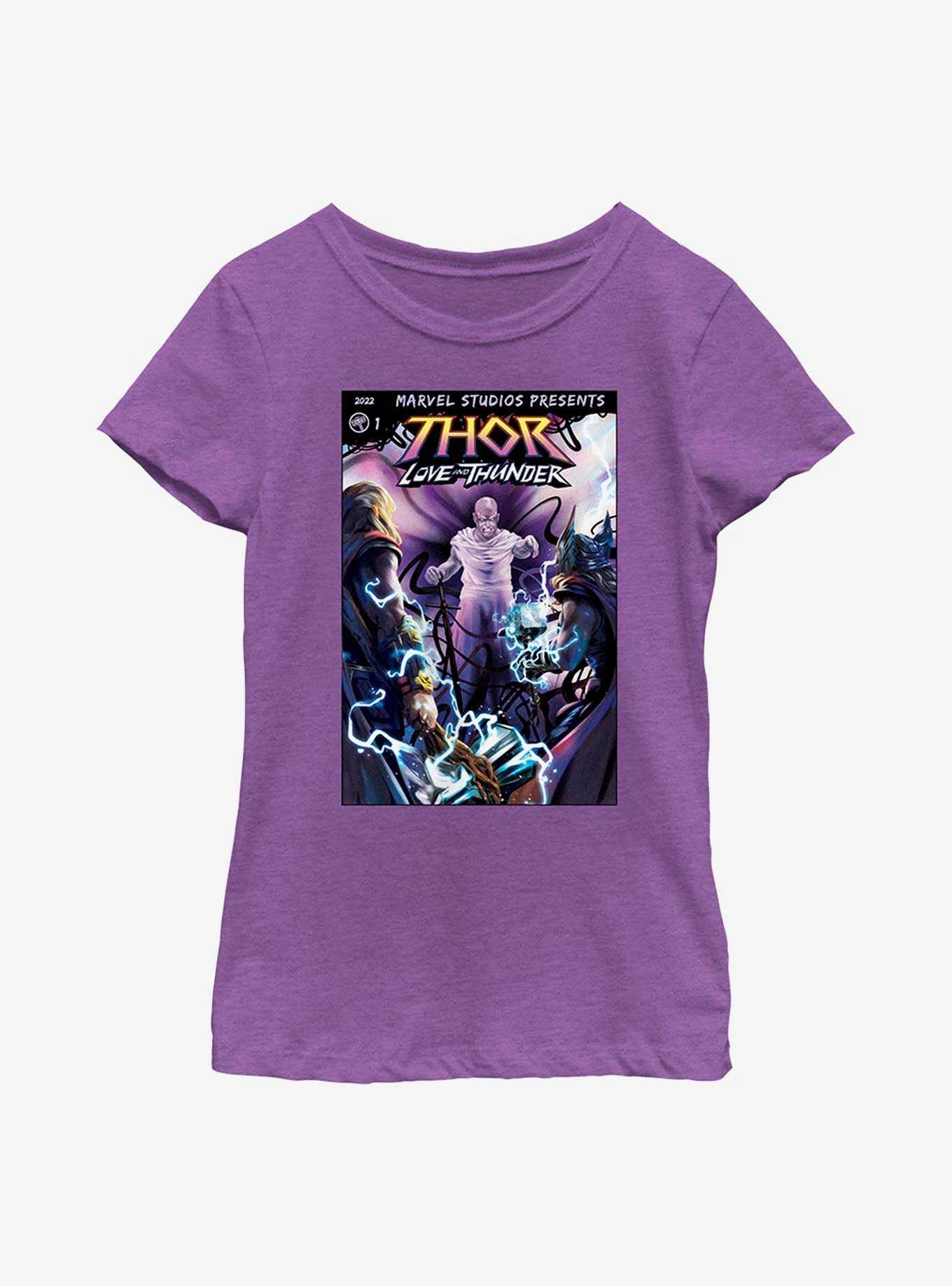 Marvel Thor: Love And Thunder Gorr Comic Cover Youth Girls T-Shirt, , hi-res