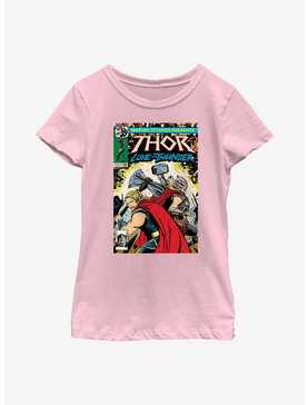 Marvel Thor: Love And Thunder Comic Cover Youth Girls T-Shirt, , hi-res