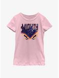 Marvel Thor: Love And Thunder Mighty Thor Triangle Badge Youth Girls T-Shirt, PINK, hi-res