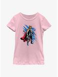 Marvel Thor: Love And Thunder Hero Thor Youth Girls T-Shirt, PINK, hi-res