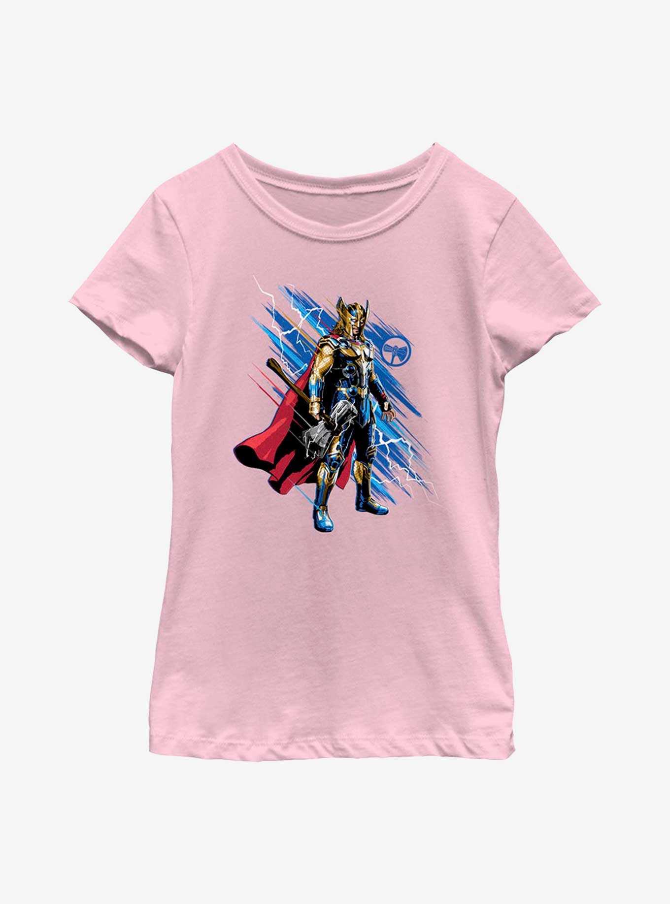 Marvel Thor: Love And Thunder Hero Thor Youth Girls T-Shirt, , hi-res