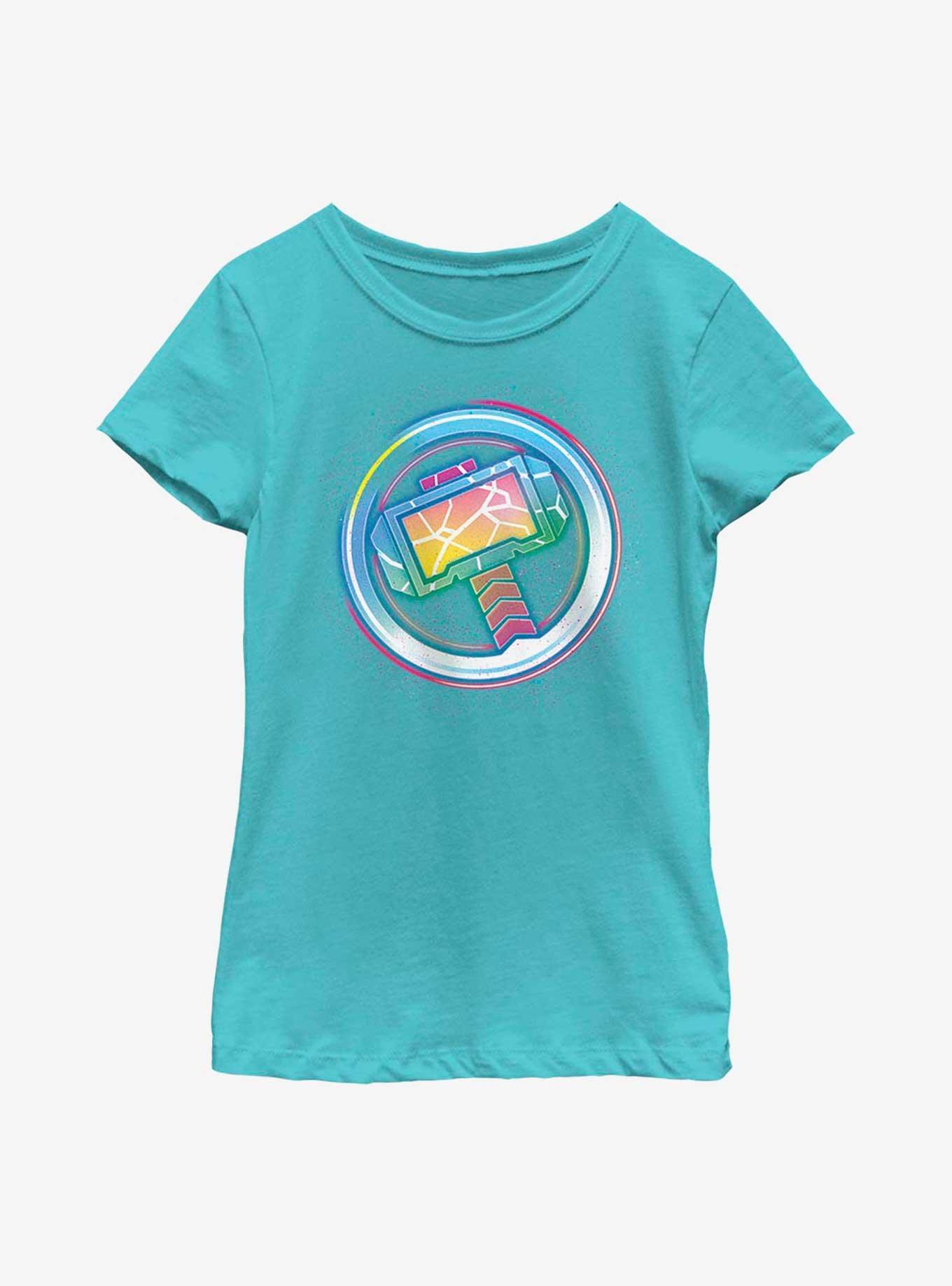 Marvel Thor: Love And Thunder Mjolnir Icon Youth Girls T-Shirt, , hi-res