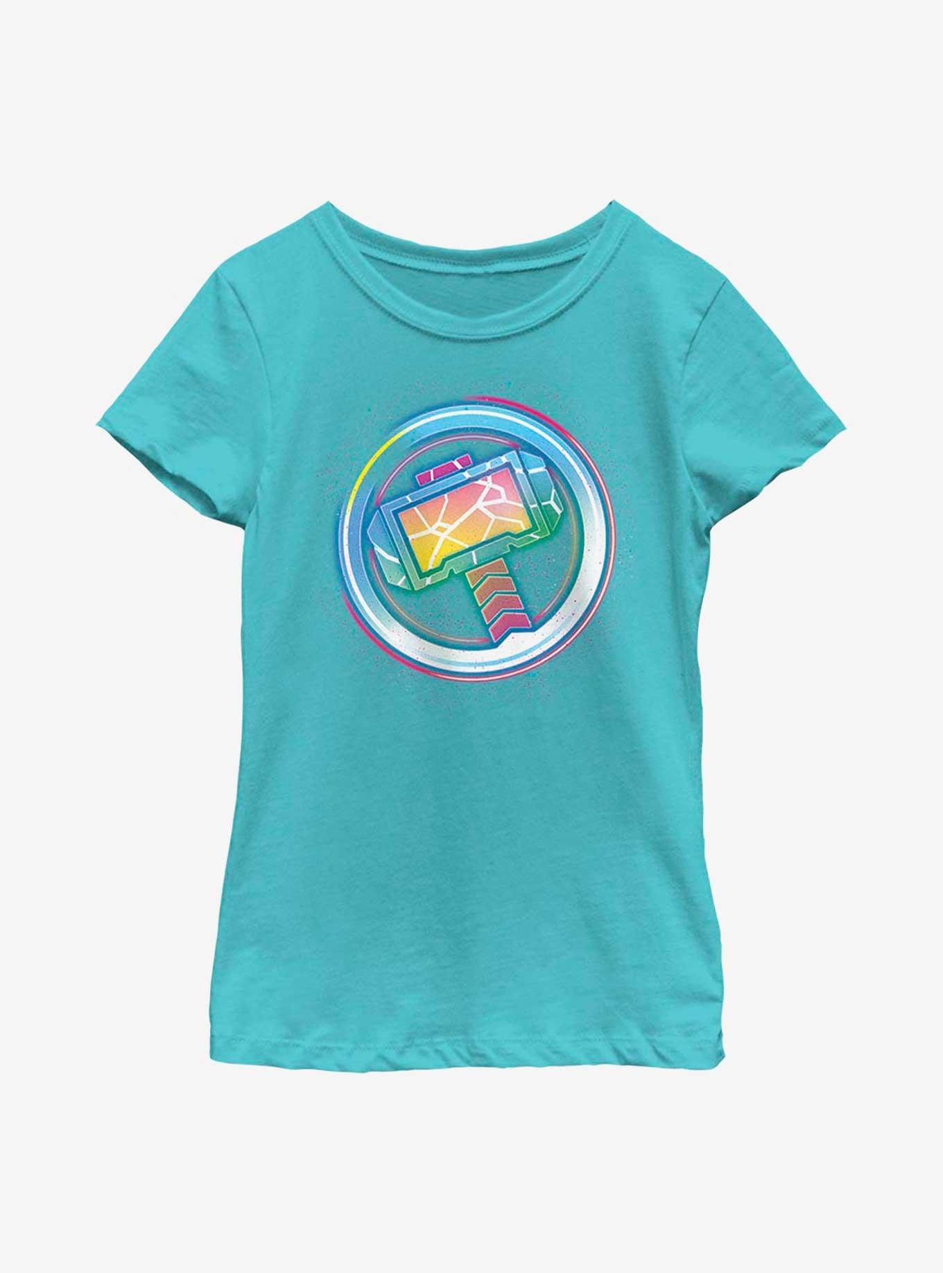 Marvel Thor: Love And Thunder Mjolnir Icon Youth Girls T-Shirt, , hi-res