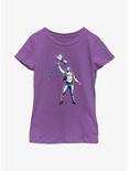 Marvel Thor: Love And Thunder Stormbreaker Salute Youth Girls T-Shirt, PURPLE BERRY, hi-res