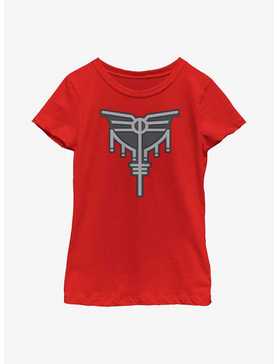 Marvel Thor: Love And Thunder Valkyrie Symbol Youth Girls T-Shirt, , hi-res