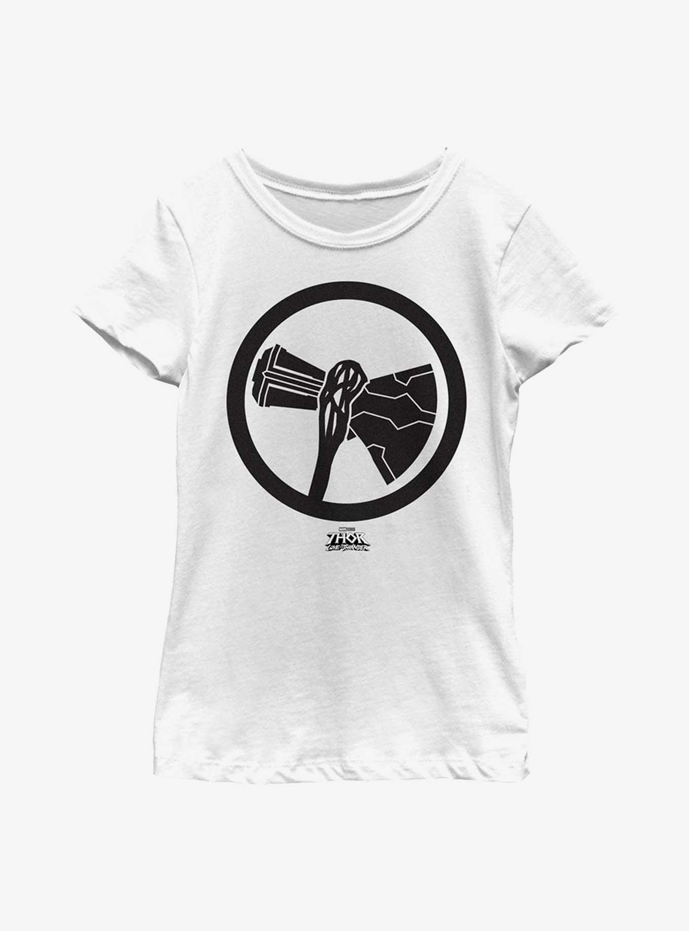 Marvel Thor: Love And Thunder Stormbreaker Black Youth Girls T-Shirt, , hi-res