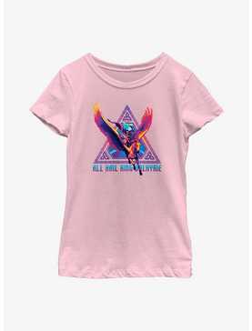 Marvel Thor: Love And Thunder Valkyrie Triangle Badge Youth Girls T-Shirt, , hi-res