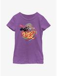Marvel Thor: Love And Thunder Mighty Thor Youth Girls T-Shirt, PURPLE BERRY, hi-res