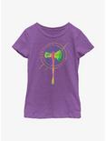 Marvel Thor: Love And Thunder Stormbreaker Badge Youth Girls T-Shirt, PURPLE BERRY, hi-res