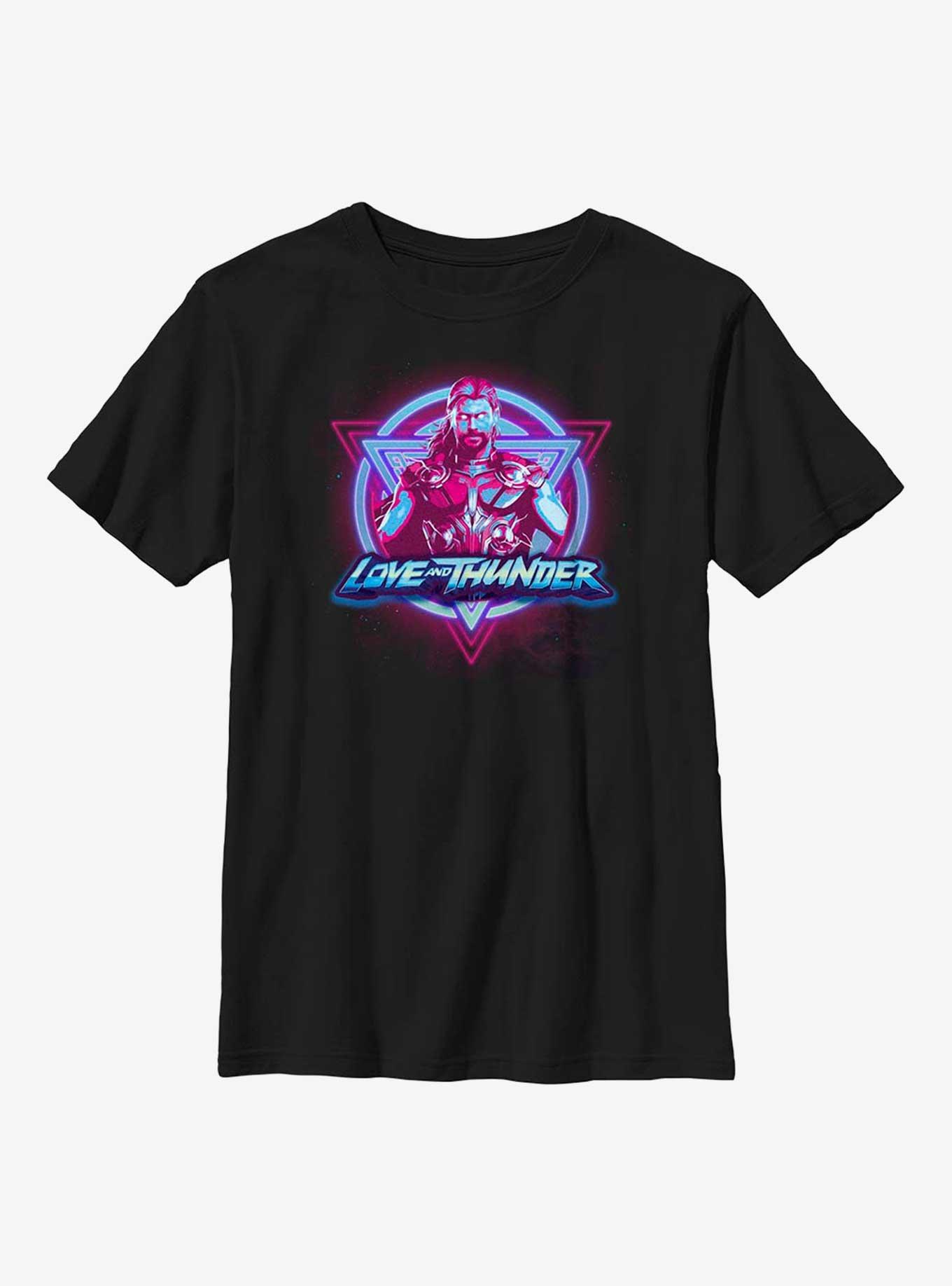 Marvel Thor: Love And Thunder Cosmic Badge Youth T-Shirt, , hi-res