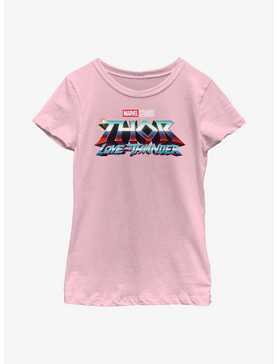 Marvel Thor: Love And Thunder Logo Youth Girls T-Shirt, , hi-res