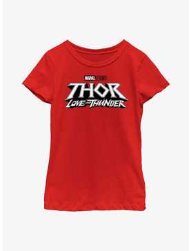 Marvel Thor: Love And Thunder White Logo Youth Girls T-Shirt, , hi-res