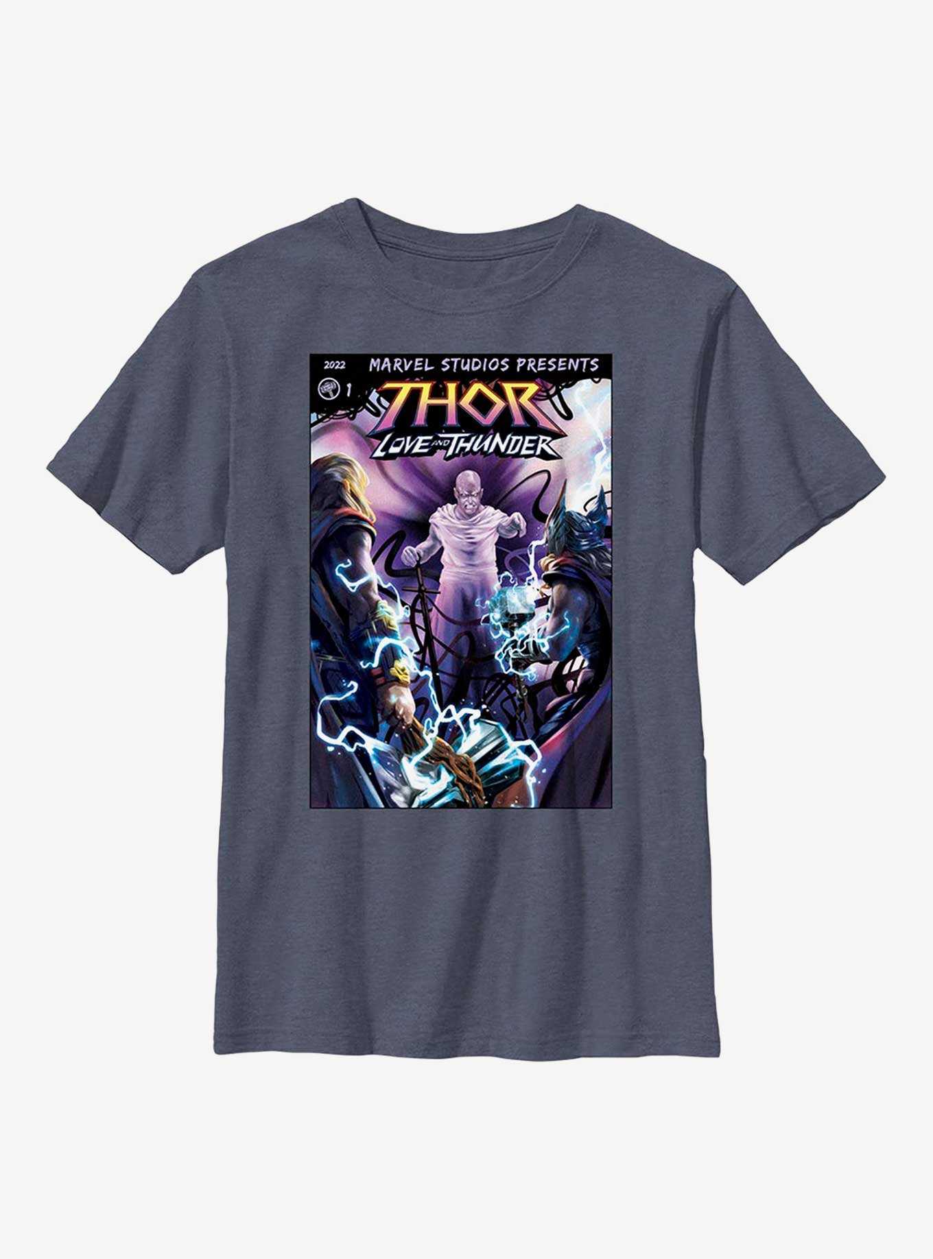Marvel Thor: Love And Thunder Gorr Comic Cover Youth T-Shirt, , hi-res
