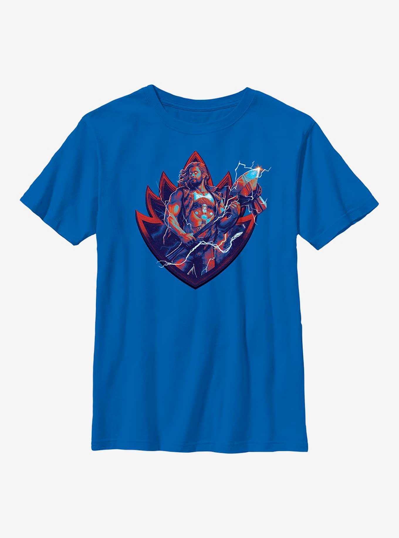 Marvel Thor: Love And Thunder Guardian Thor Badge Youth T-Shirt, , hi-res