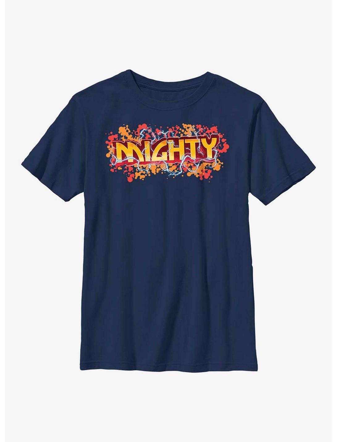 Marvel Thor: Love And Thunder Electric Mighty Youth T-Shirt, NAVY, hi-res