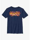 Marvel Thor: Love And Thunder Electric Mighty Youth T-Shirt, NAVY, hi-res