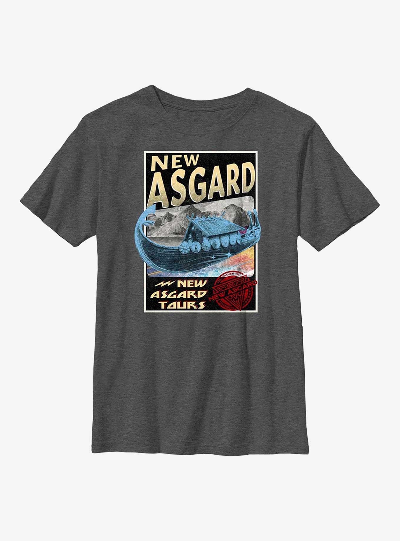 Marvel Thor: Love And Thunder New Asgard Destination Youth T-Shirt, , hi-res