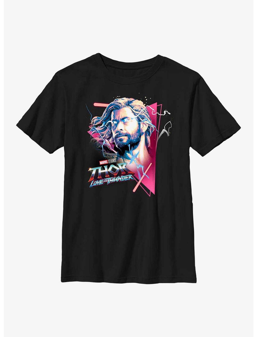 Marvel Thor: Love And Thunder Triangle God Youth T-Shirt, BLACK, hi-res
