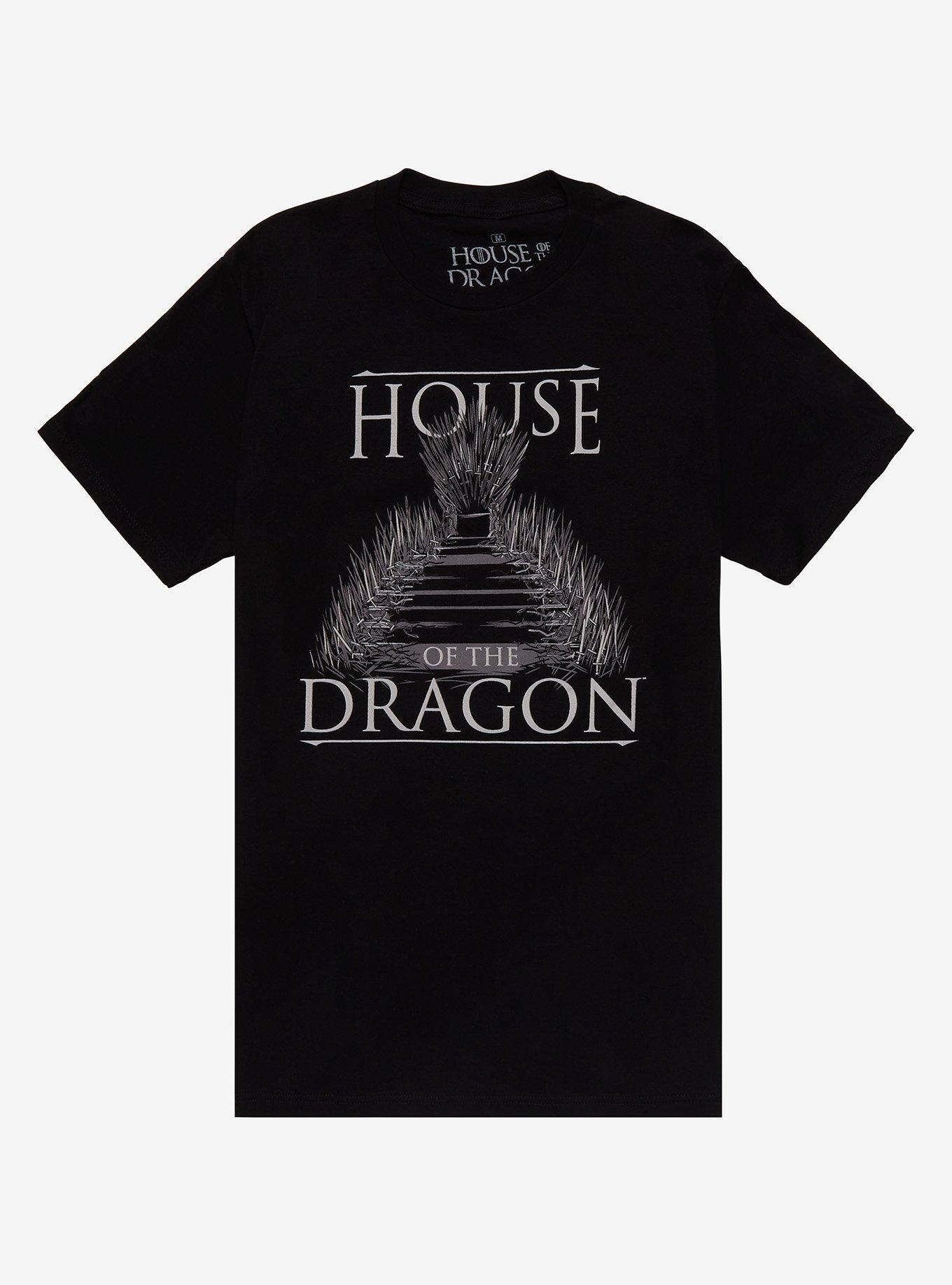 House Of The Dragon Iron Throne T-Shirt, BLACK, hi-res