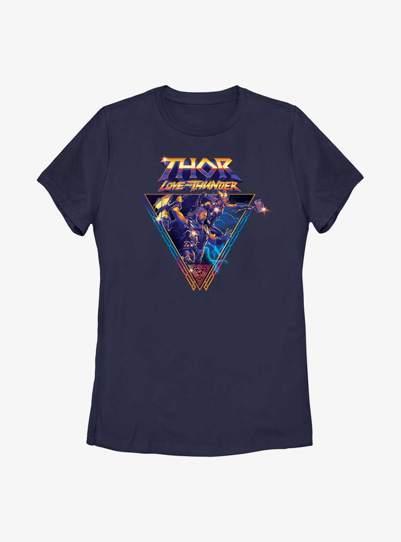 Marvel Thor: Love And Thunder Badge Womens T-Shirt, NAVY, hi-res