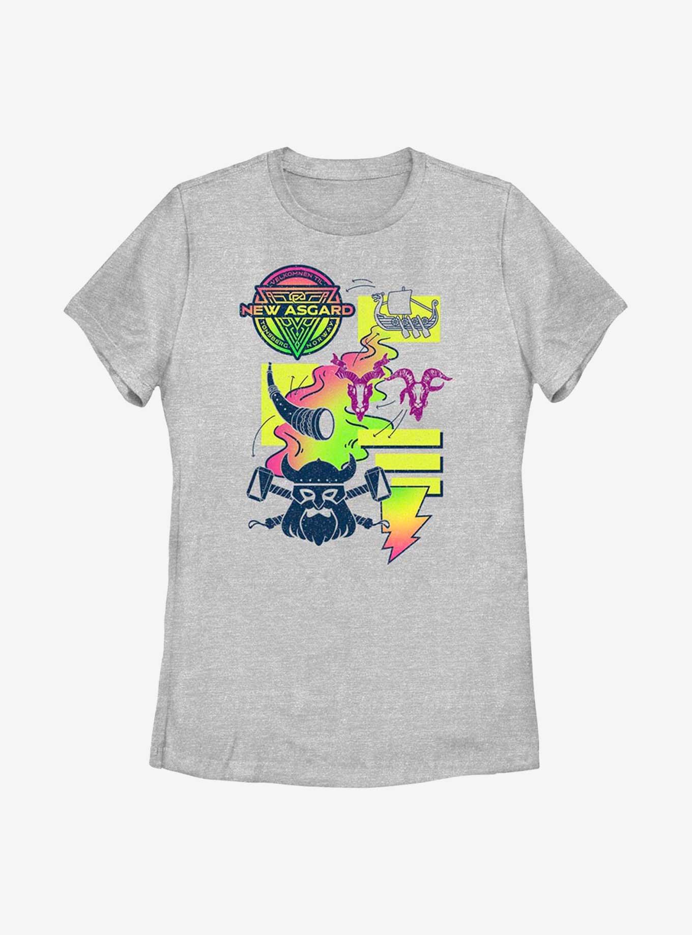Marvel Thor: Love And Thunder New Asgard Icons Womens T-Shirt, ATH HTR, hi-res