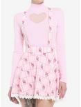 My Melody Plaid & Lace Suspender Skirt, MULTI, hi-res