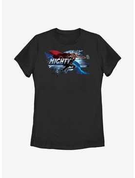 Marvel Thor: Love And Thunder Dashing Mighty Thor Womens T-Shirt, , hi-res