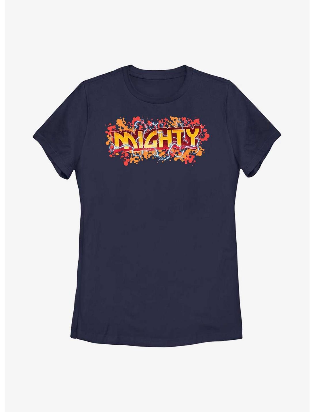 Marvel Thor: Love And Thunder Electric Mighty Womens T-Shirt, NAVY, hi-res