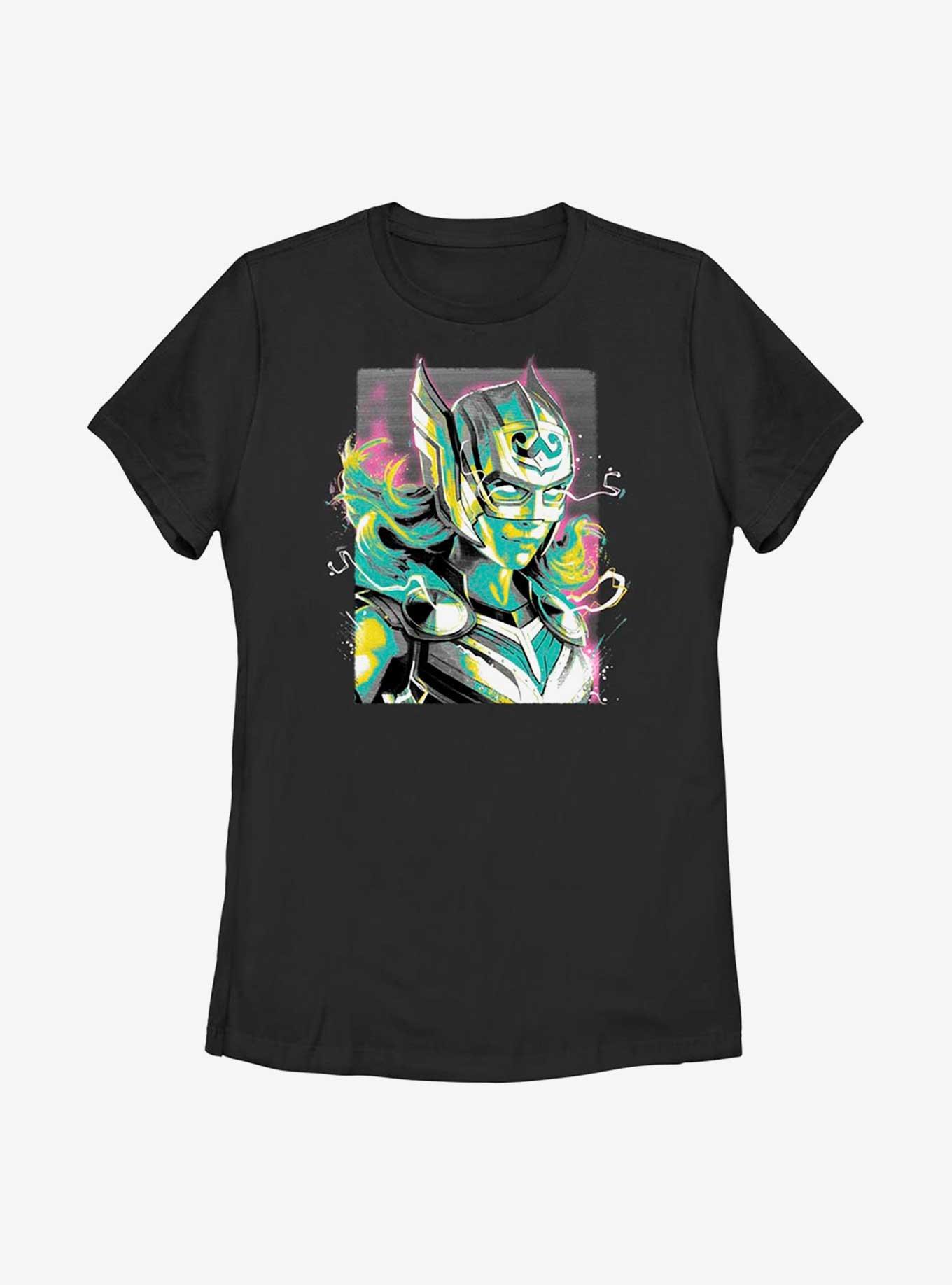 Marvel Thor: Love And Thunder Female Thor Pastel Womens T-Shirt, BLACK, hi-res