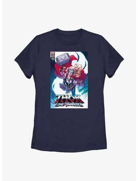 Marvel Thor: Love And Thunder Mighty Thor Comic Cover Womens T-Shirt, , hi-res